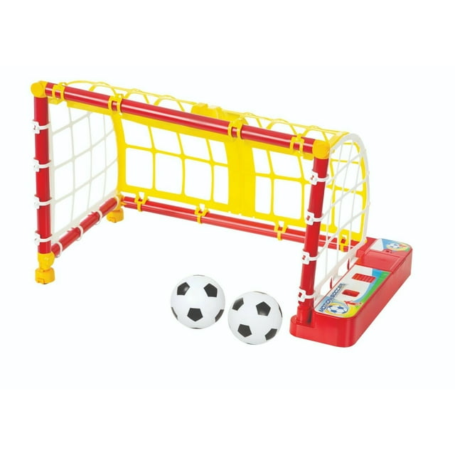 Kids Electronic Soccer Game Toy Indoor/Outdoor Play Set with Moving