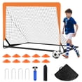 thumbnail image 1 of Kids Soccer Goal for Backyard, 4X3 ft Toddler Soccer Nets Training Equipment with Soccer Ball and 10 Soccer Cones, Portable Pop Up Soccer Set for Kids and Youth Games and Training Goals, 1 of 8