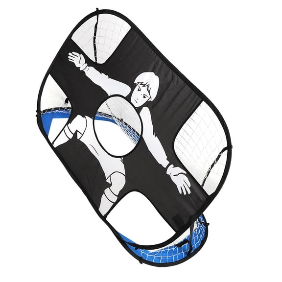Kids Soccer Goal Post Set, 110x80cm, Foldable Lightweight, Perfect For Youth Football Practice