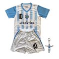thumbnail image 1 of Kids Soccer Jersey Argentina Boys Football Uniforms For Fan Shirt Short Sleeves Youths Uniforms M-United Home, 1 of 6
