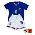 Kids Soccer Jersey EURO-2024 Boys Football Uniforms For MBAPPE Fan ...