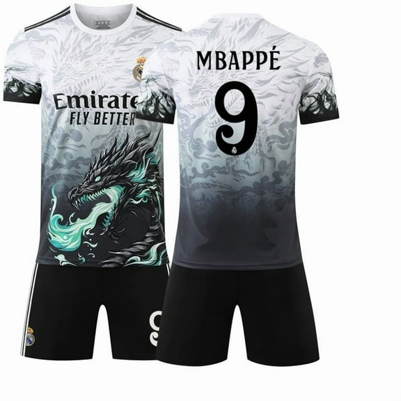 Kids Soccer Jersey For Boys Football Uniforms MBA_PPE2 Fan Shirt Short Youths Uniforms Girls Outfit