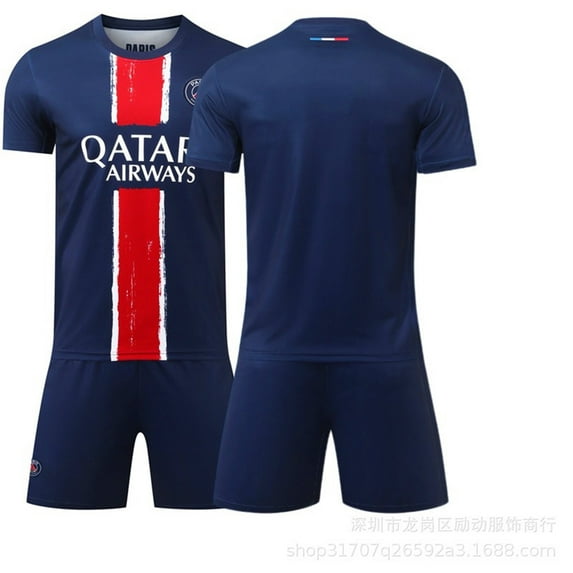 Kids Soccer Jersey NEW Boys Football Uniforms For - Fan Shirt Short Youths Girls Outfit Sets Size 10-11y