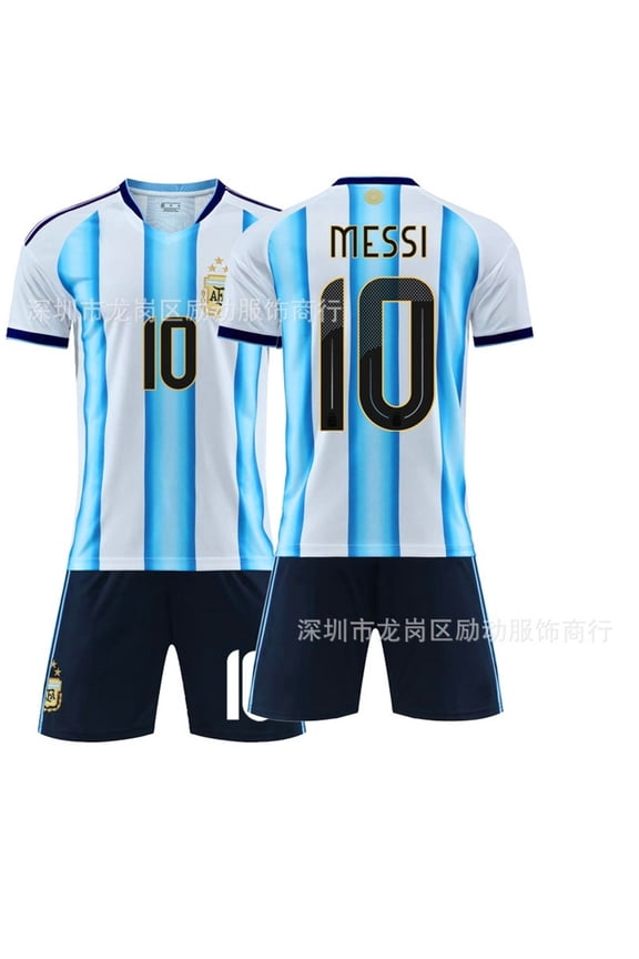 Kids Soccer Jersey NEW Boys Football Uniforms For - Fan Shirt Short Youths Girls Outfit Sets Size 12-13y