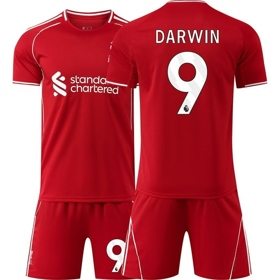 Kids Soccer Jersey NEW Boys Football Uniforms For Fan Shirt Short Youths Girls Outfit Sets Size 7-9y