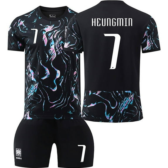 Kids Soccer Jersey NEW Boys Football Uniforms For HEU_NGMIN Fan Shirt Short Youths Girls Outfit Sets Size 6-7y