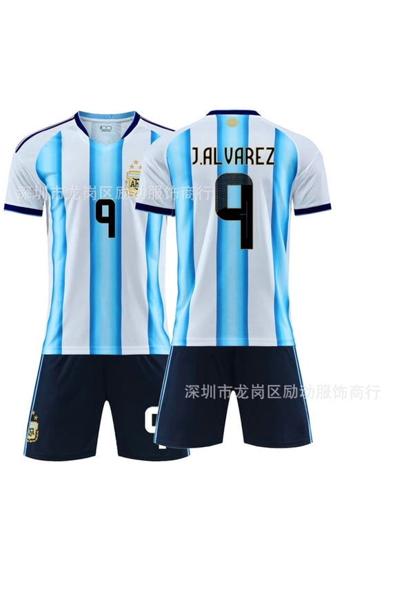 Kids Soccer Jersey NEW Boys Football Uniforms For J.A_LNAREZ Fan Shirt Short Youths Girls Outfit Sets Size 6-7y
