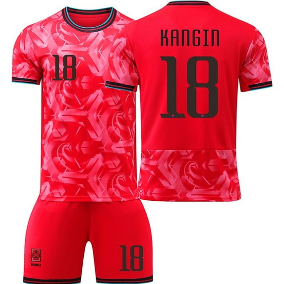 Kids Soccer Jersey NEW Boys Football Uniforms For KAN_GIN Fan Shirt Short Youths Girls Outfit Sets Size 6-7y