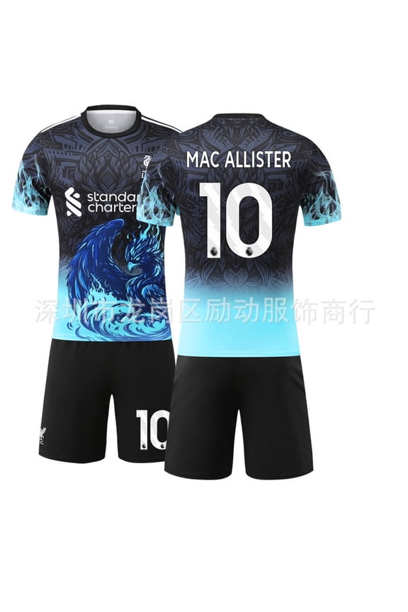 Kids Soccer Jersey NEW Boys Football Uniforms For MAC ALLI_STER Fan Shirt Short Youths Girls Outfit Sets Size 2-3y