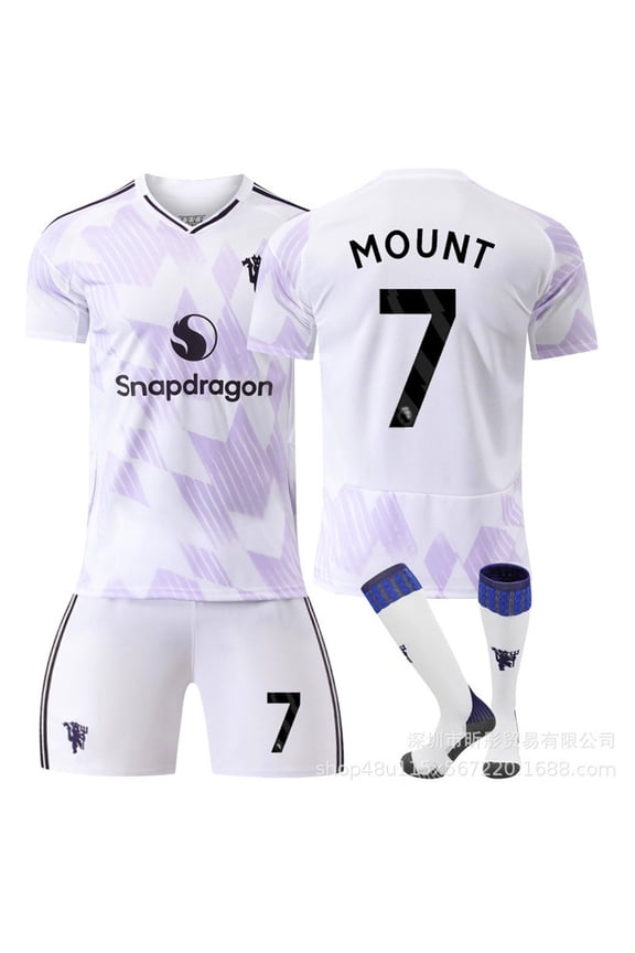 Kids Soccer Jersey NEW Boys Football Uniforms For MO_UNT Fan Shirt Short Youths Girls Outfit Sets Size 10-11y