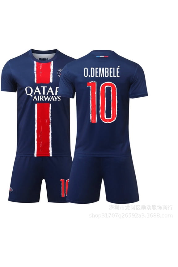 Kids Soccer Jersey NEW Boys Football Uniforms For O.DEM_BELE Fan Shirt Short Youths Girls Outfit Sets Size 6-7y