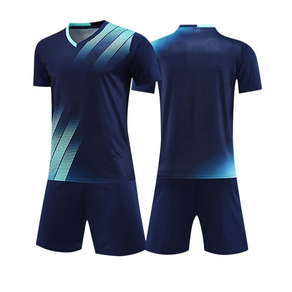 Kids Soccer Jersey Sports Team Training Shirt and Shorts Uniform
