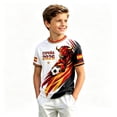 thumbnail image 1 of Kids Soccer for Boys Girls Spain Football Training Shirt Uniform Sport Casual T Shirt for Spain Soccer Fans 3-16 Years, 1 of 4