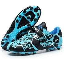 Kids Soccer Shoes Athletic Outdoor Football Cleats Athletic Firm Ground Comfortable Court Spikes