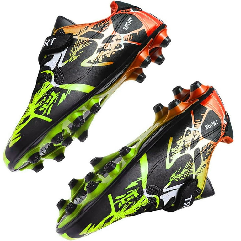 Kids Soccer Shoes Athletic Outdoor Football Cleats Athletic Firm