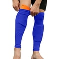 thumbnail image 1 of Kids' Soccer Sleeve No Bottom Calf Protector for Youth Field Training 7-17 Years Blue 7-12 Years, 1 of 6