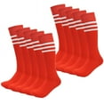 thumbnail image 1 of Kids Soccer Socks 4 Pack Boys Girls Cotton Team Socks Teens Children Soccer Socks, 1 of 7
