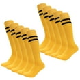 thumbnail image 1 of Kids Soccer Socks 4 Pack Boys Girls Cotton Team Socks Teens Children Soccer Socks, 1 of 6