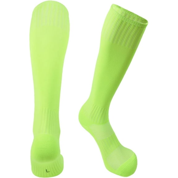 Kids Soccer Socks Baseball Socks with Cushioned Sole Knee High Socks for Youth Boys Girls
