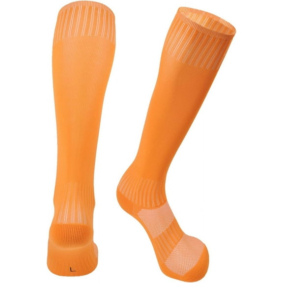 Kids Soccer Socks Baseball Socks with Cushioned Sole Knee High Socks for Youth Boys Girls