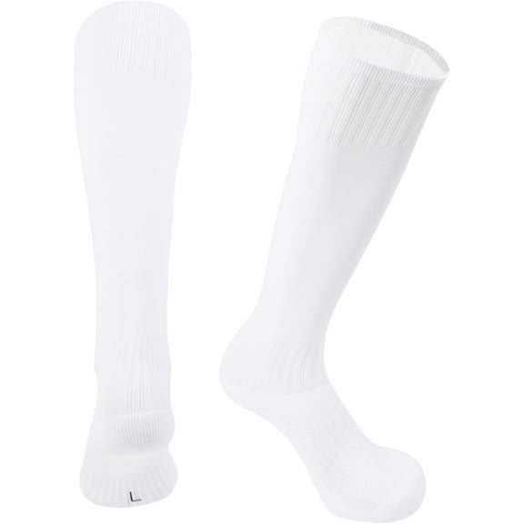 Kids Soccer Socks Baseball Socks with Cushioned Sole Knee High Socks for Youth Boys Girls