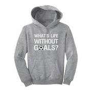 Tstars Kids' Soccer Hoodie - Perfect Gift for Soccer Lovers - Unisex Sports Apparel - XL, Gray