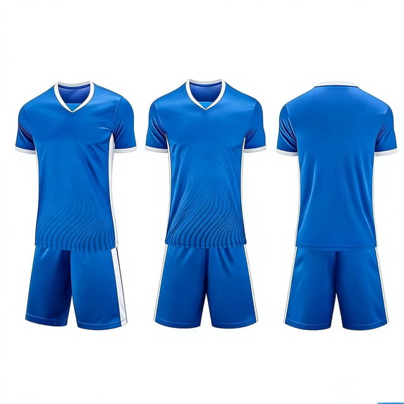 Kids Soccer Uniform Set, Solid Color, Team Sports Outfit for Soccer ...