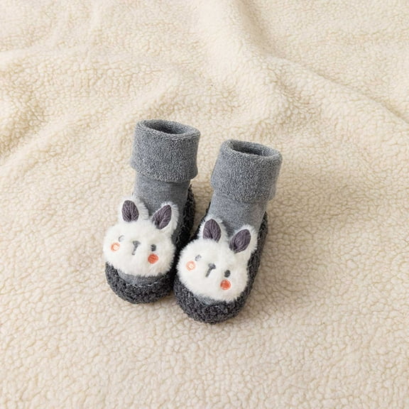 Kids Sock Baby Boy Girls Toddlers Indoor Animals Slipper Shoes Antislip Socks Booties for