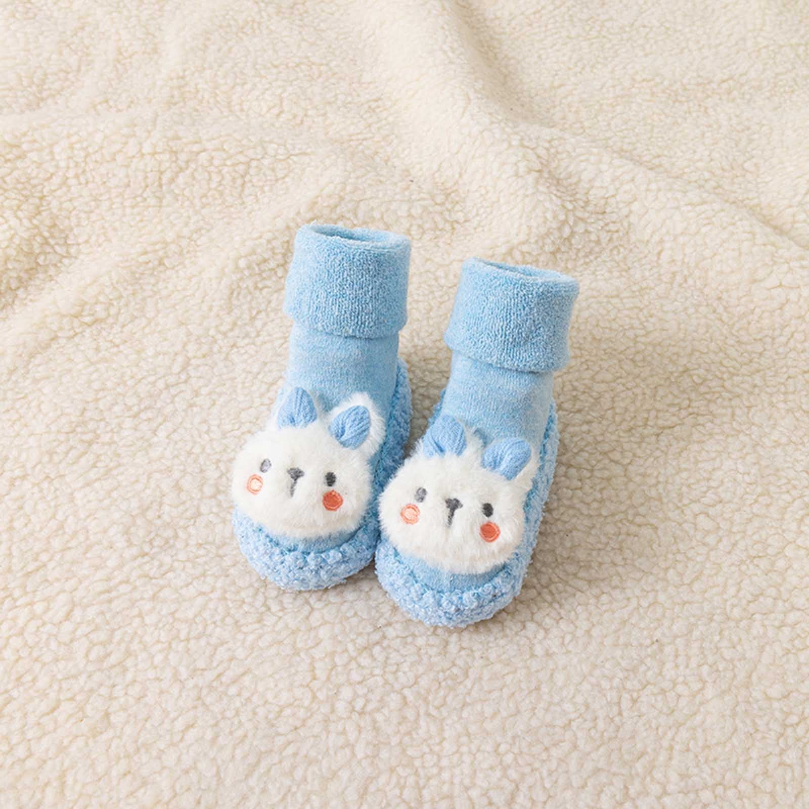 Kids Sock Baby Boy Girls Toddlers Indoor Animals Slipper Shoes Antislip ...