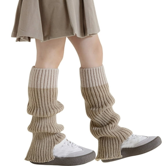 Kids Sock Girls Knitted Leg Warmers Knee High Loose Socks for Kids