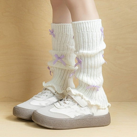 Kids Sock Kids Leg Warmers Knitted Leg Warmers for Girls Comfortable Knee High Loose Socks for Daily Wear and Fashion Accessories