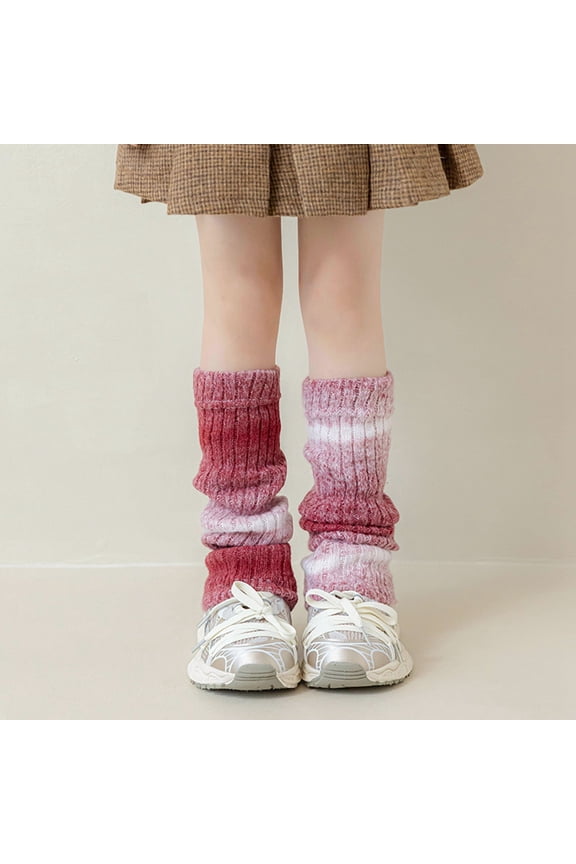 Kids Sock Knitted Leg Warmers for Girls Cozy Knee High Loose Socks for Comfortable Wear Stylish Winter Accessories for Children