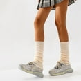 thumbnail image 1 of Kids Sock Knitted Leg Warmers for Girls - Knee High Loose Socks Ideal for Fashion and Comfort, 1 of 5