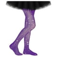 thumbnail image 1 of Kids Sock Tights Fishnet Black Glitter Tights for Children Halloween Parties Stylish Fishnet Tights for Kids, 1 of 3