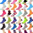thumbnail image 1 of Kids Socks, Assorted Color - Size 2-8 - Case of 480 - 480 Per Pack, 1 of 1