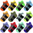 thumbnail image 1 of Kids Socks Boys Sock 12 Pairs Ankle Athletic Short Low Cut Socks for Boys Kids Girls 1-14 Years, 1 of 1