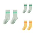 thumbnail image 1 of Kids Socks Bulk Pack, 15 Pairs Soft Mid Calf Breathable Seamless Crew Socks for Toddlers and Kids 1-13 Years Boys Girls Everyday Wear, 1 of 3