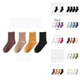 thumbnail image 1 of Kids Socks Kids Crew Socks Multipack Girls Boys School Ankle Hosiery Non Gripper Bottoms for Toddler Non Athletic Play, 1 of 3
