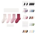 thumbnail image 1 of Kids Socks Kids Crew Socks Multipack Girls Boys School Ankle Hosiery Non Gripper Bottoms for Toddler Non Athletic Play, 1 of 3