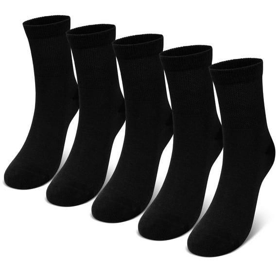 Kids Socks, PUTUO Boys Socks, Cotton Breathable Soft Socks, Athletic Casual School Socks for Children 2-12 Years, 5 Pairs