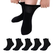 Kids Socks, PUTUO Boys Socks, Cotton Breathable Soft Seamless Socks, Athletic Casual School Sensory Friendly Socks for Children 2-12 Years, 5 Pairs