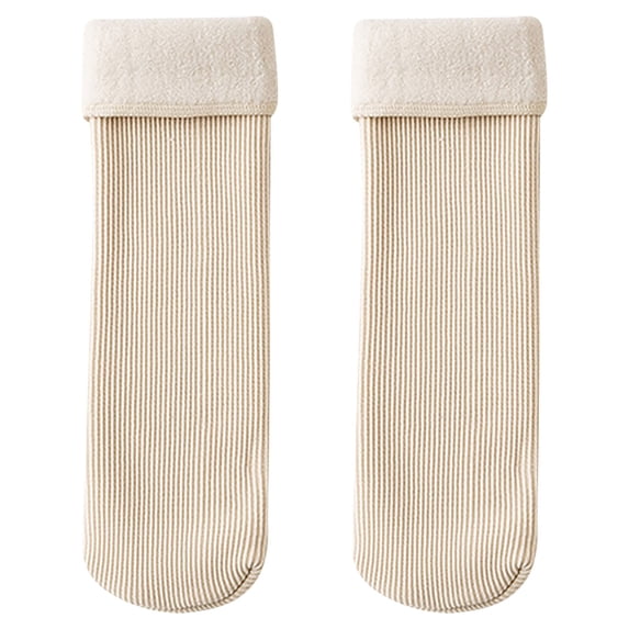 Kids Socks Winter Warm Thermal Soft Velvet Fleececozy Snow Non- Comfortable Toddler Boys Girls Cozy Cold Weather Footwear