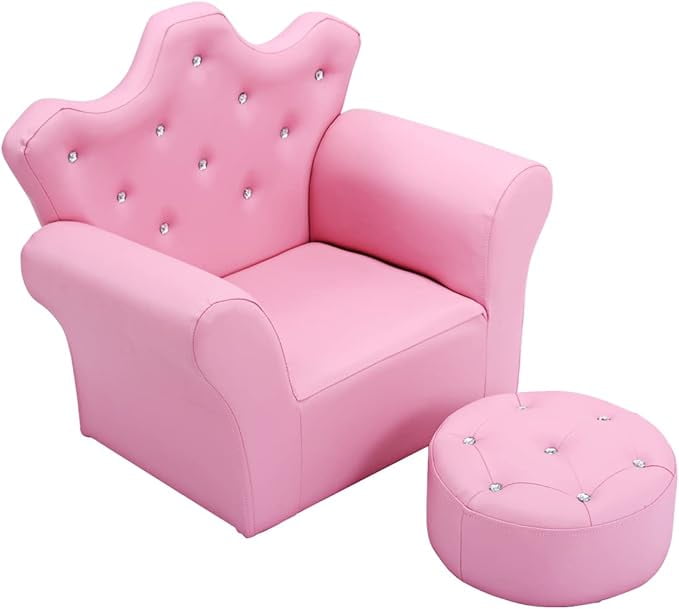 Little girl princess deals chair