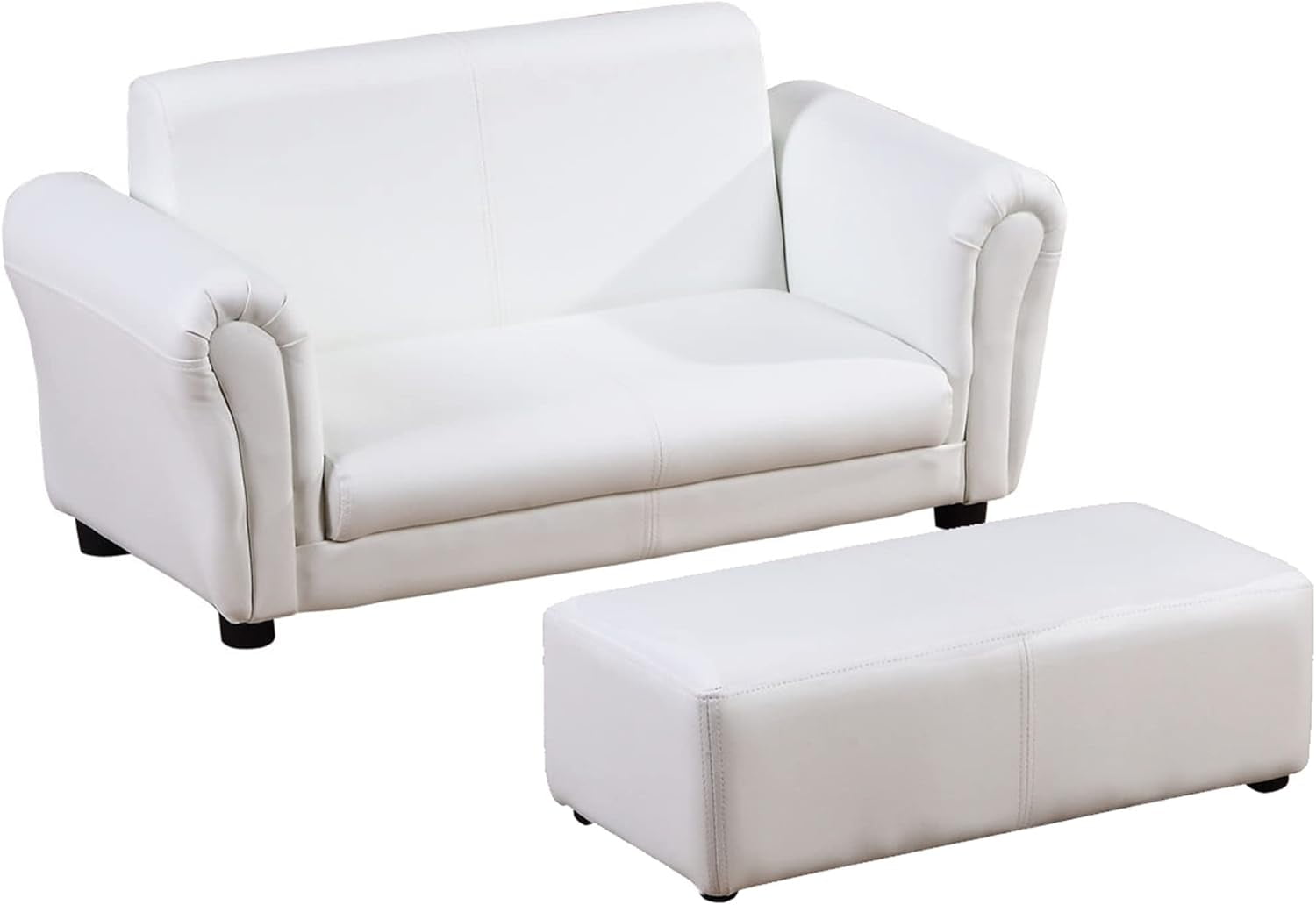 Kids Sofa Set with Footstool for Toddlers and Babies, Kids Couch for ...