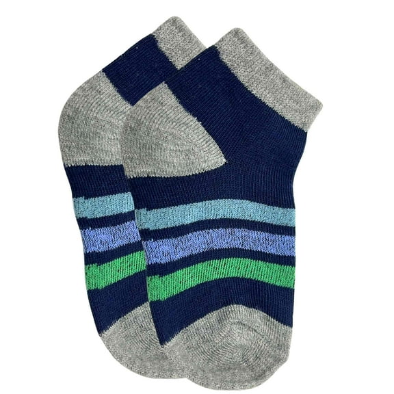 Kids Soft  Stretchy Comfortable Fit Navy Ankle Socks: 1Pair