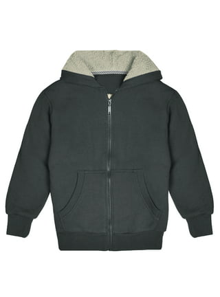 Sherpa Fleece Oversized Full-Zip Hoodie