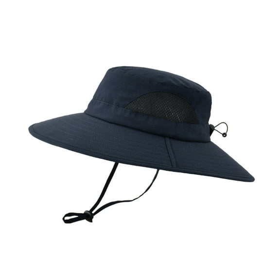 Kids Solar Fan Bucket Hat - Cooling UV Protection Hat for Outdoor Activities Sunscreen Fisherman Hat Men's Summer Hat Large Brim Visor Outdoor Hiking Quick Drying Sun Hat For Women