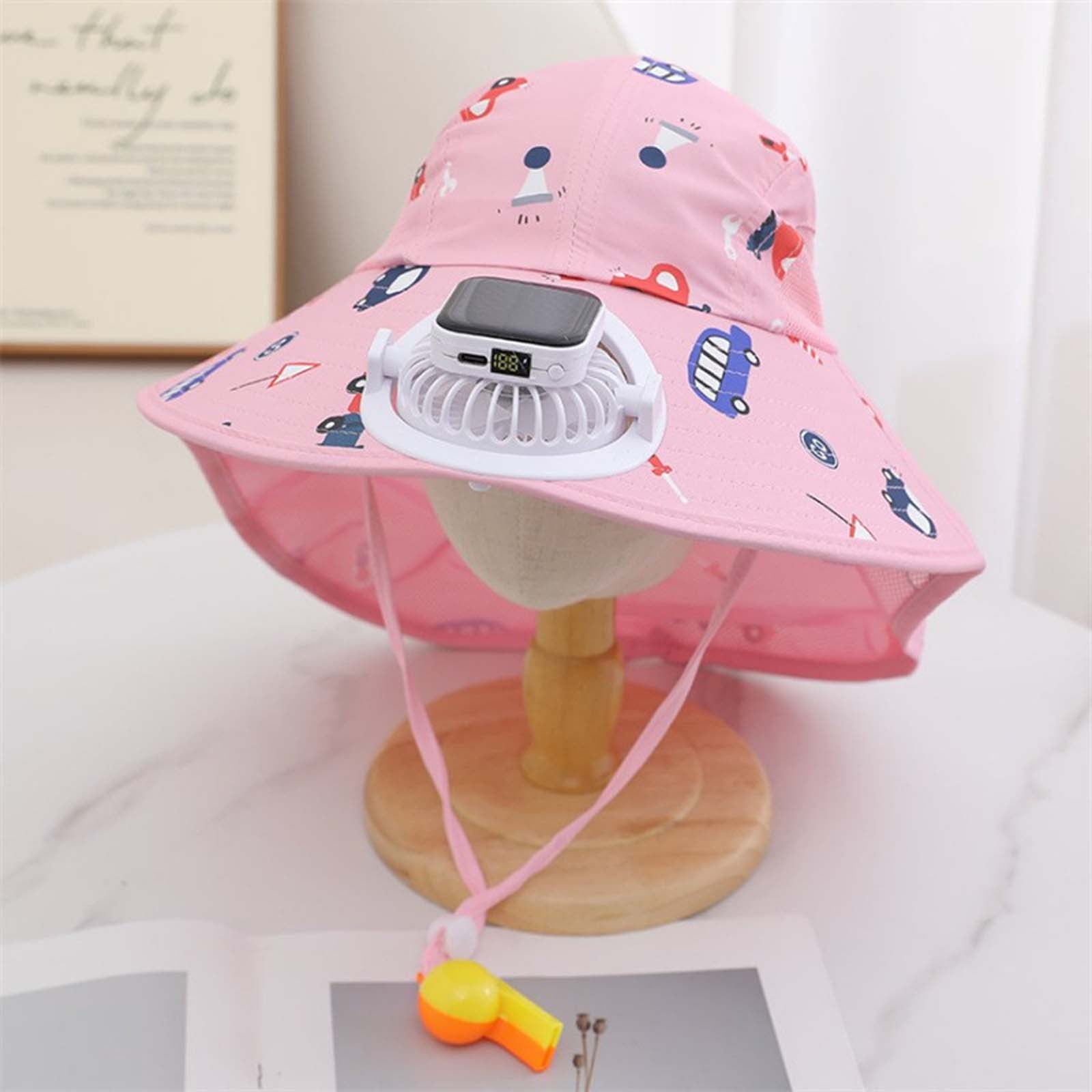 Solar Hat Hats With USB Charging - Wide Brim Cooling Hat For Fishing, Gardening & Outdoor Activities Solar Powered Fan Hat