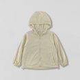 thumbnail image 1 of Kids' Solid Color Hooded Zip-Up Jacket with Pockets, Medium Size Outerwear for Boys and Girls in Spring and Fall, Limited Time Offer Under 10 Dollars, 1 of 3