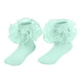 thumbnail image 1 of Kids Solid Color Socks for Girls and Boys Soft Comfortable Everyday Wear with Non- Design for Sports and School, 1 of 3